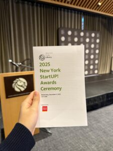 2025 New York StartUP! Business Plan Competition Awards Ceremony, sponsored by Wells Fargo